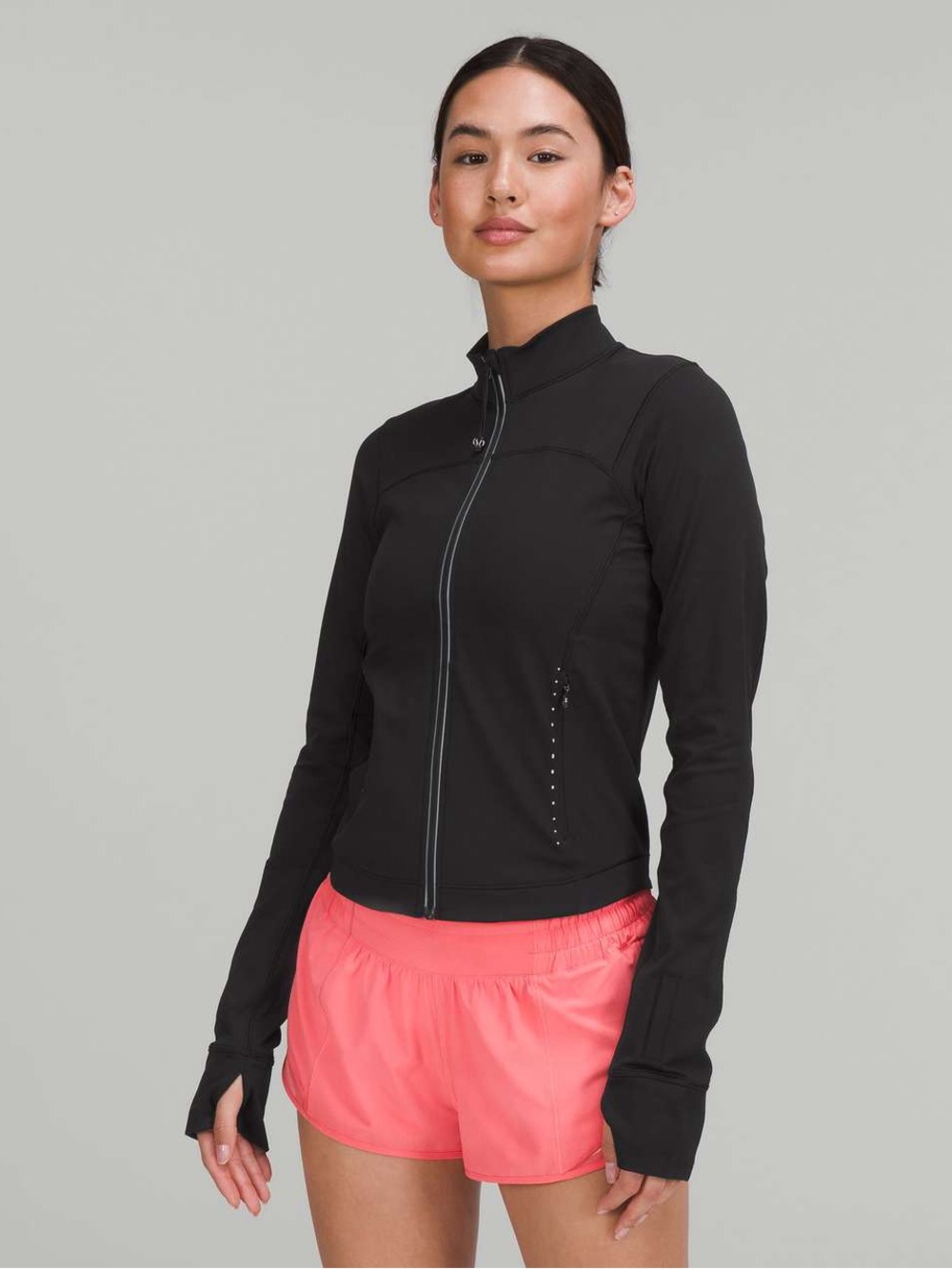 lululemon athletica Black Lightweight running jacket